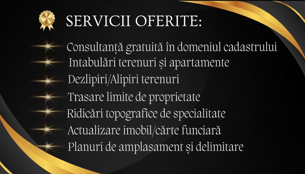 Cadastru si măsurători terestre