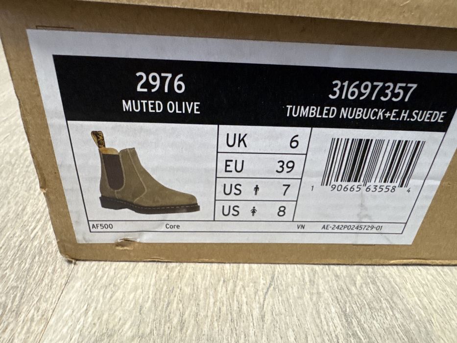 Dr. Martens 2976 CHELSEA - Botine clasice - Muted olive
