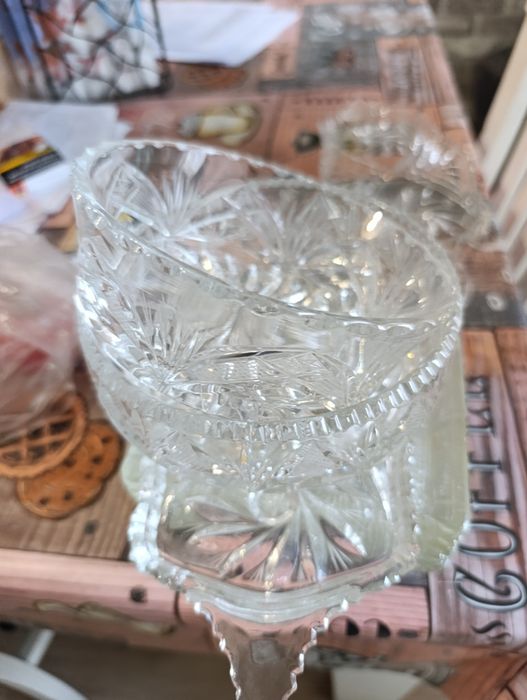 Кристални подноси и купи