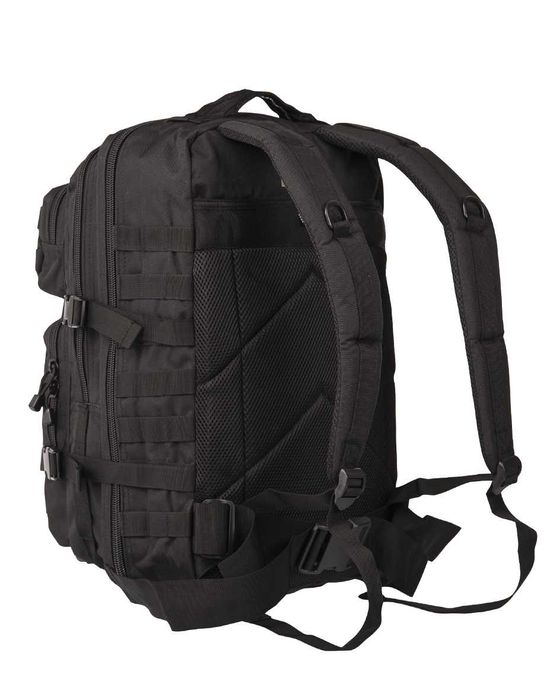 CUMPARA RUCSAC Militar PRET BUN - Mil-Tec 36 litri Negru Ghiozdan Calatorie Drumetie Expandabil Impermeabil Rezistent Apa Praf - Negru - SKU 14002201