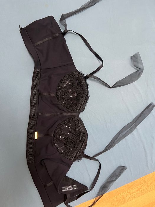 Alessa Game-Changer Кроп-Топ - Черен