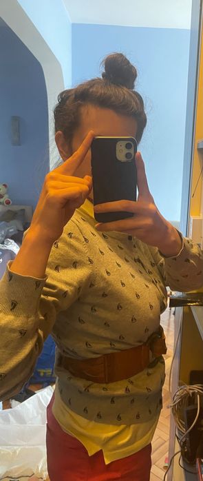 Колан max & co max&co естествена кожа