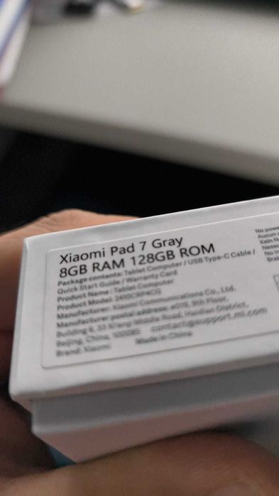 tableta xiaomi pad 7 nou