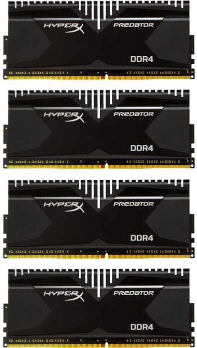 RAM 16GB 4x4gb RAM Kingston PREDATOR 2800Mhz DDR4 за компютър KIT