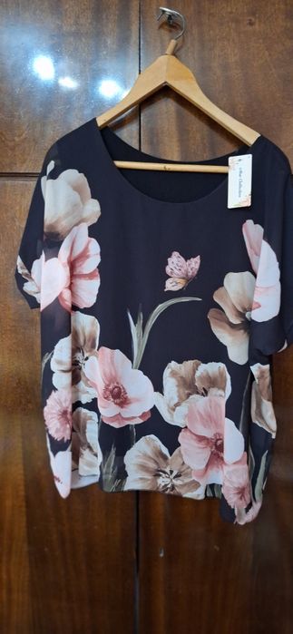 Черна дамска туника