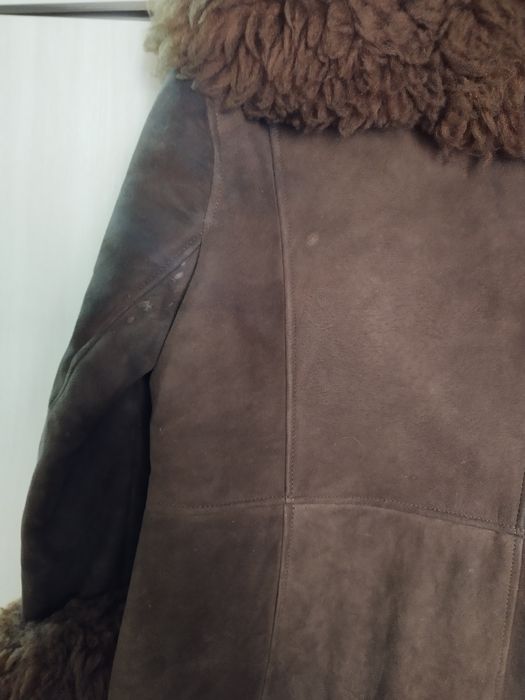 Палто от овча кожа,чиста вълна