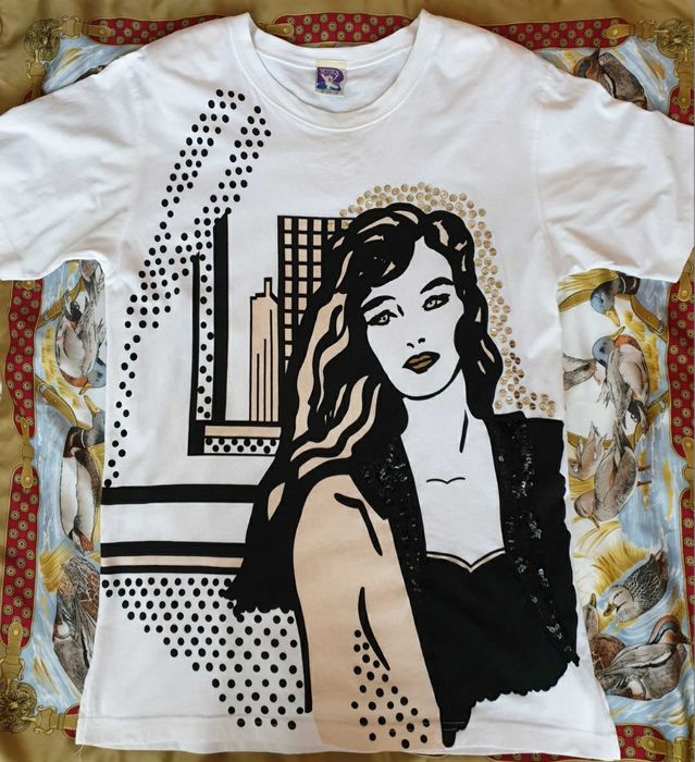 Tricou dama alb oversize