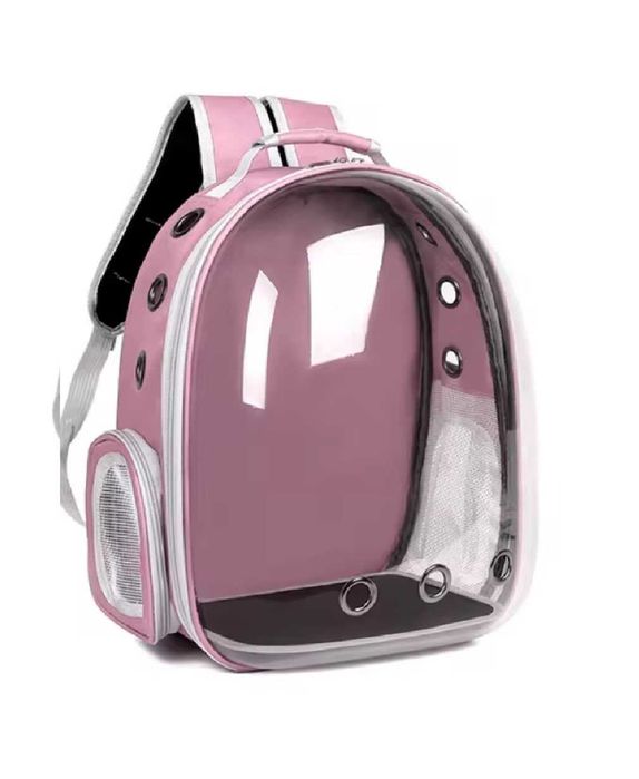 Розова раница- транспортна чанта за домашни любимци