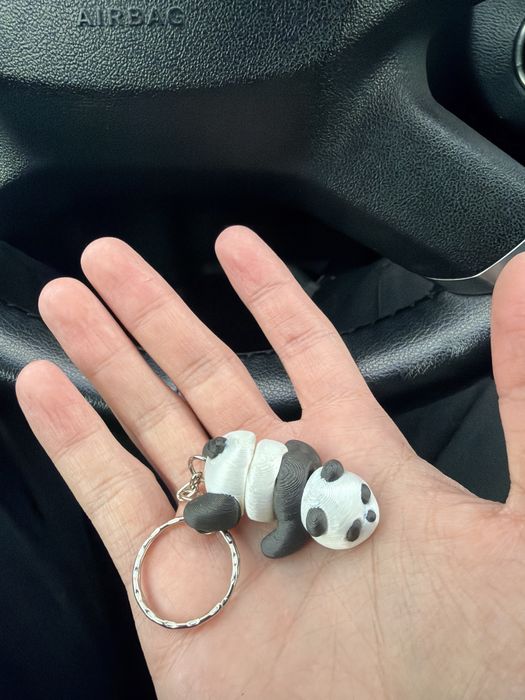 Брелок панды на ключи