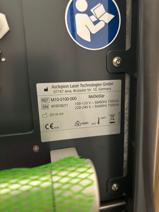 Продавам диоден лазер Asclepion MeDioStar Monolith (Германия) — професионален апарат от премиум клас за лазерна епилация.