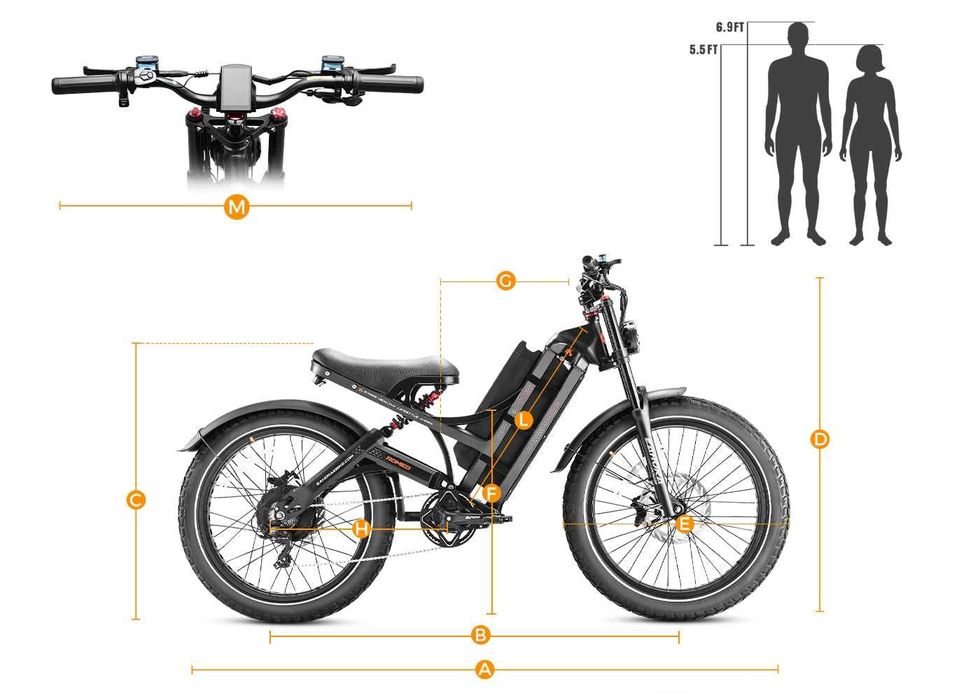 Eahora Romeo Pro 2 –3000W Dual Motor Fatbike, 52V 70Ah батерия,74 km/h