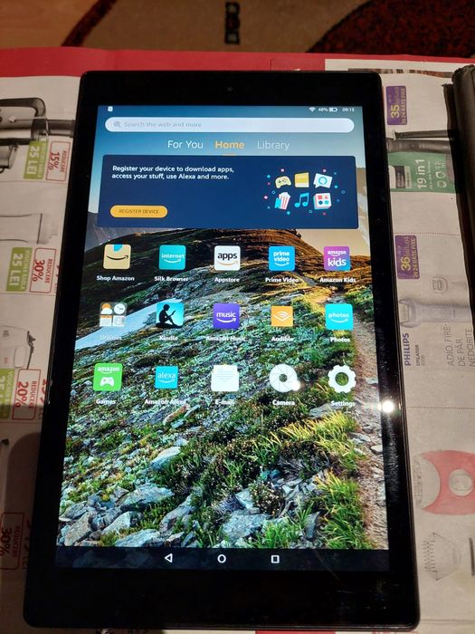 Tabletă Amazon Fire HD 10( 7generation) impecabila la 270 ron.