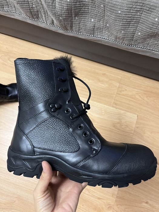 Берцы, ботинки мужские, черные 42 размера