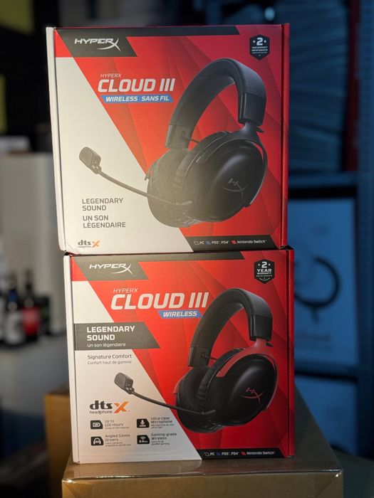 HyperX Cloud III Wireless игровые беспроводные наушники DTS:X 7.1