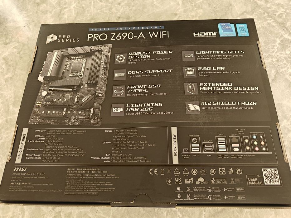Msi Z690-A Wifi DDR5 (новая)