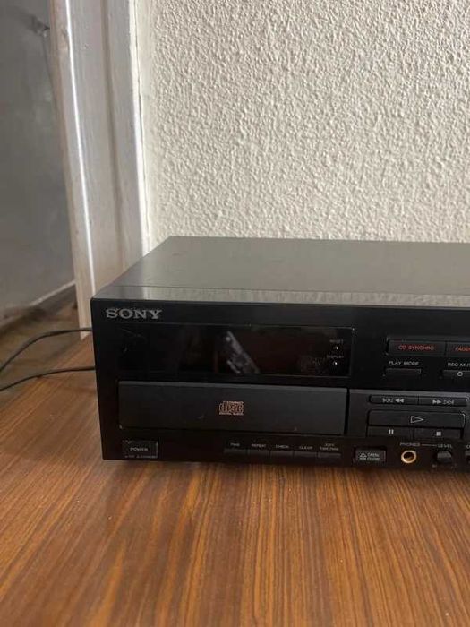 Sony TXD-R11 Compact Disc Cassette Deck Combo Deck Auto-Reverse Syn