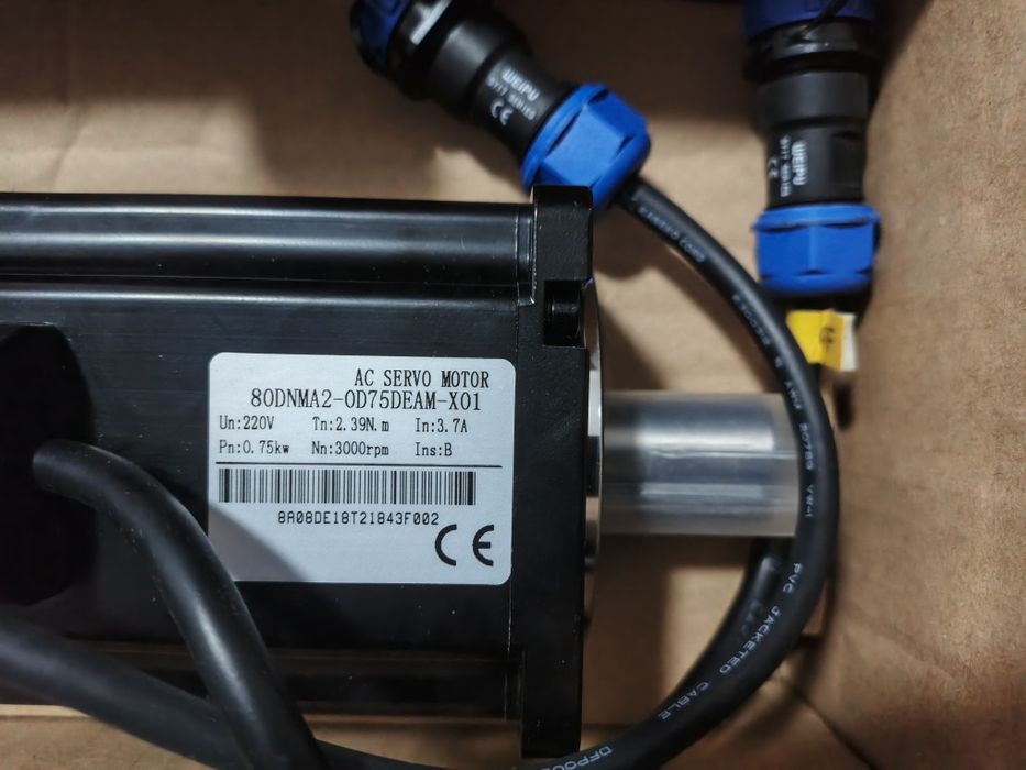 Dorna Servo motor Driveri bilan 2 juft yangi ishlamagan