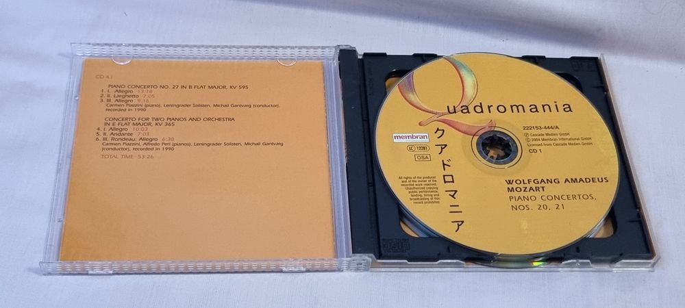 seturi de 4 Cd-uri cu muzica clasica
