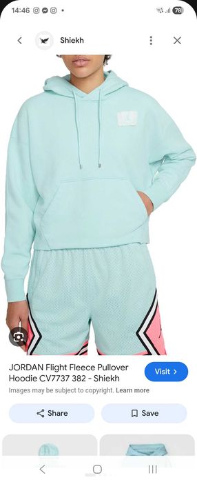 Дамски Cropped суичър Nike Air Jordan, S