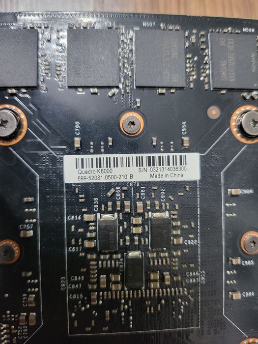 Placa video Nvidia quadro K6000  12 GB DDR5 ideala editare sau gaming