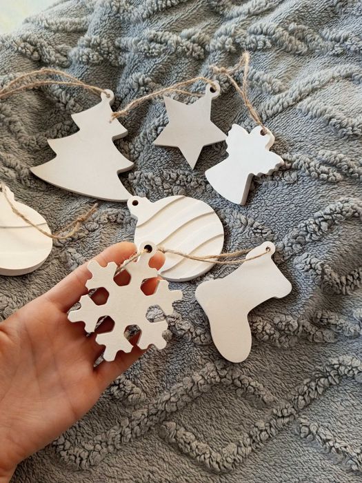 Игрушки ёлочные из мдф