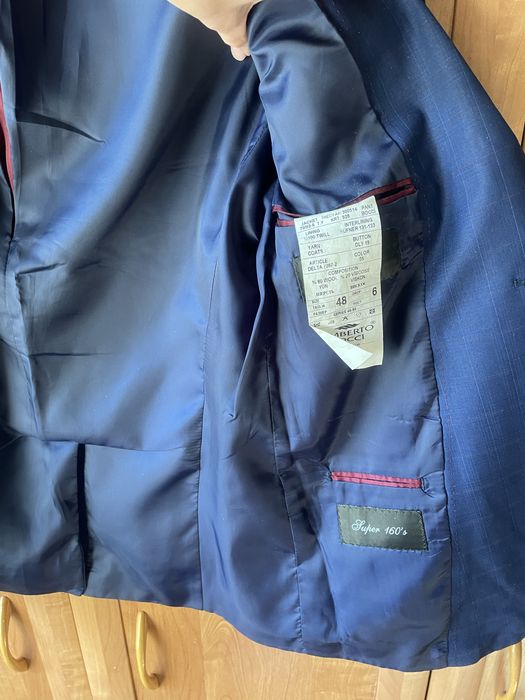 Мужской синий пиджак