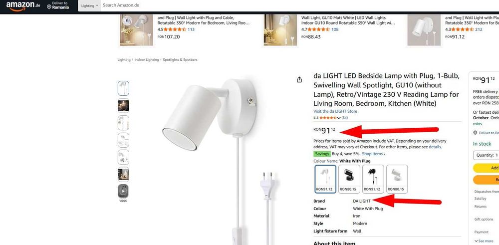 Lumini LED de Perete, Tavan, Lampi, NOI