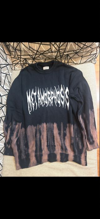 Pulover YourTurn negru cu maro, mărimea L