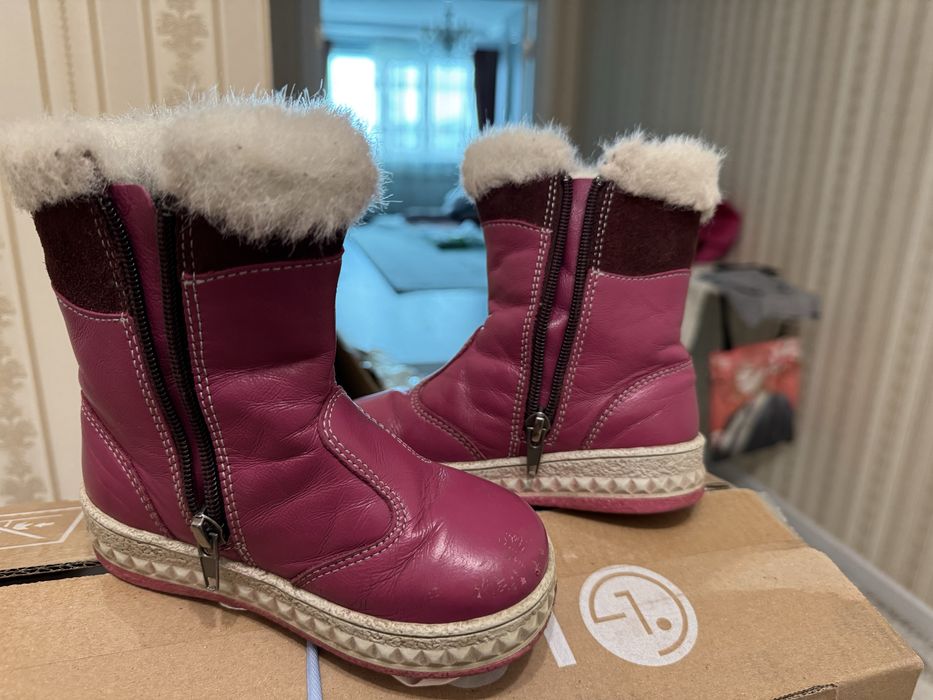 Сапоги зимние на девочку