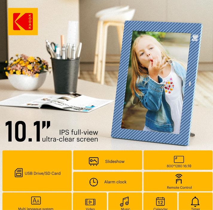 Цифровая фоторамка Kodak 10.1 дюм IPS екран