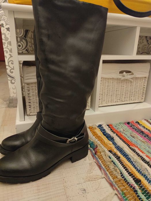 Ботуши естествена кожа 63 лв