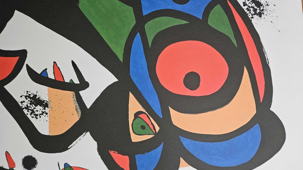 Litografie Joan Miro ,76x57cm editia SPADEM Dej • OLX.ro