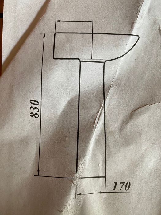 Продам керамическую раковину