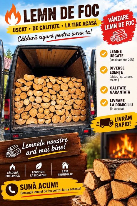 Lemne de foc de vanzare
