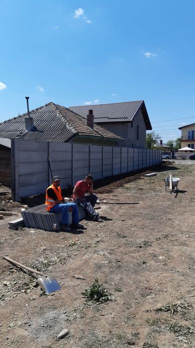 Gard Prefabricat Beton Montaj transport 225 lei ML