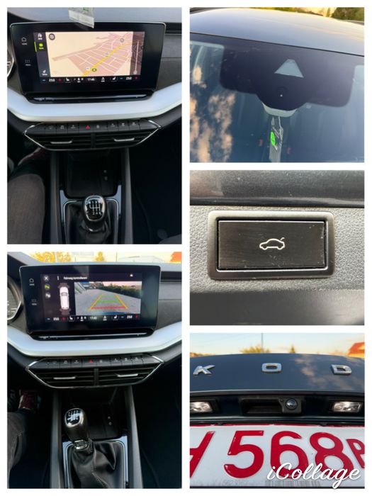 Skoda Octavia 1.5tsi-150cp 2022 full led/matrix/keyless/ACC/virtual/lane+side assist/camera/ambiental/tableta mare/CANTON/alcantara/moduri condus/18‘