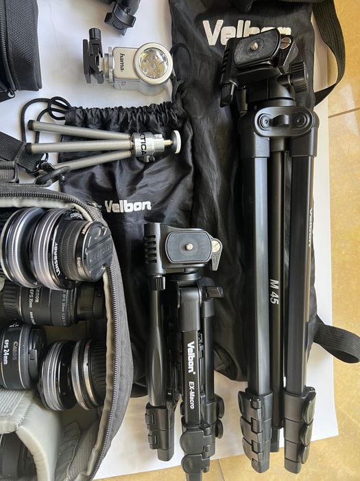 Canon EOS 800D+обективи+аксесоари