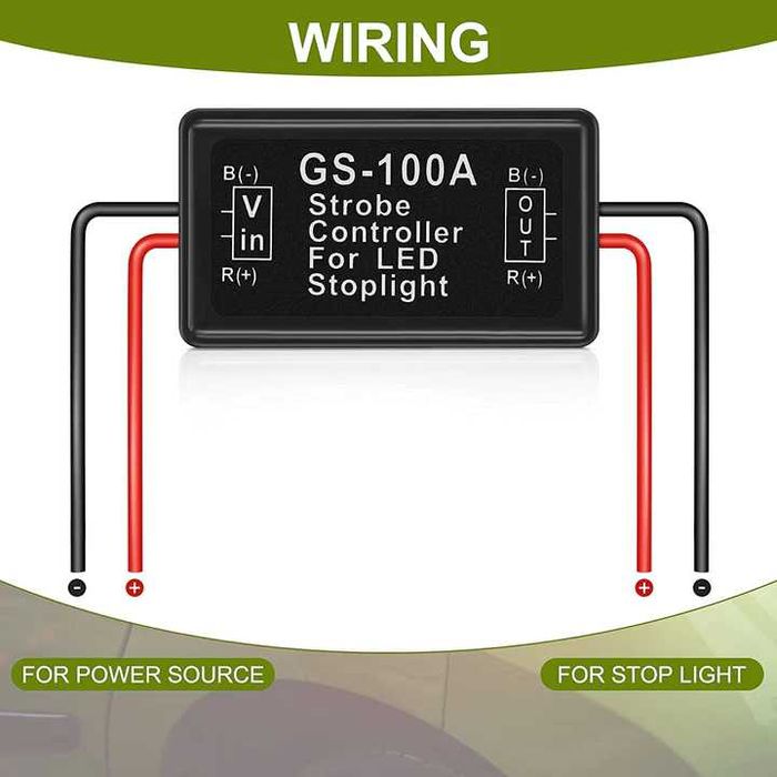 Modul Strobo Flash pentru lampa Stop Frana 12V - 24V auto moto