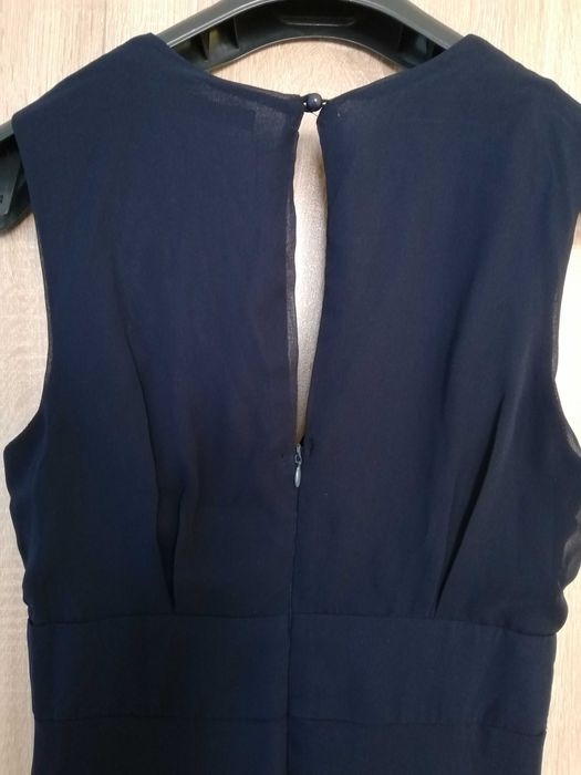 Официална рокля тъмно синя