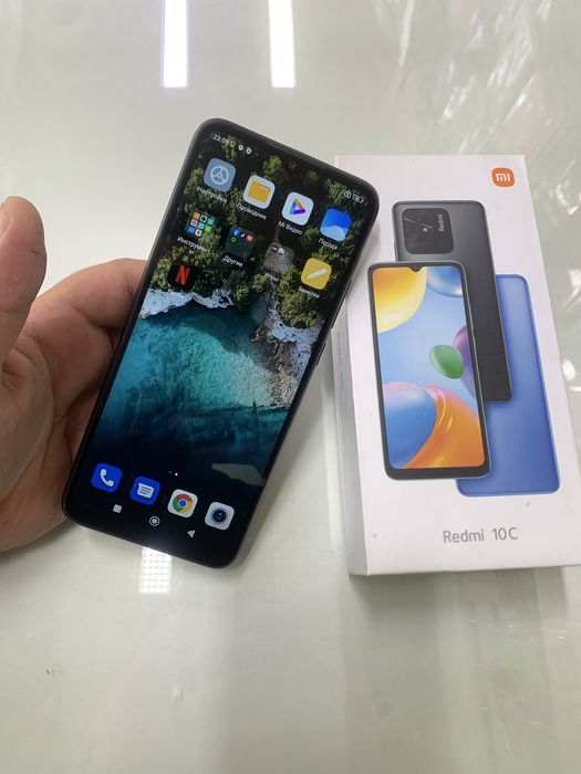 Redmi 10C  (128ГБ) в идеальном состояний