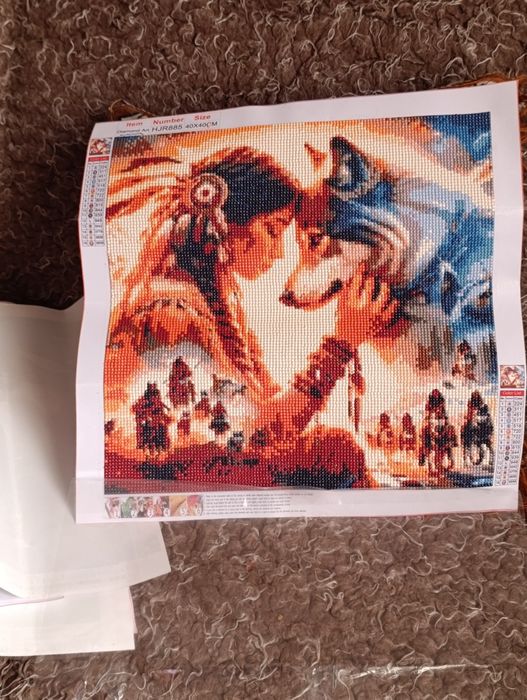 Изработени диамантени гоблени без рамка