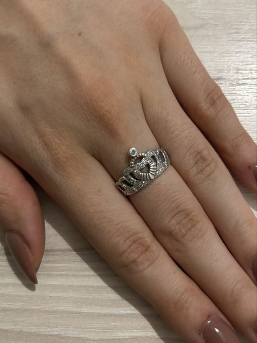 НАМАЛЕН 13 лв Дамски сребърен пръстен коронка!