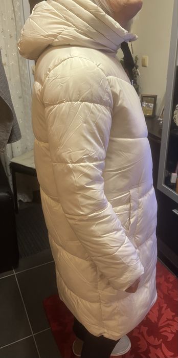 Дамско яке дълго с качулка