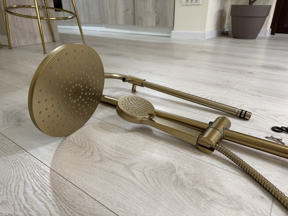 Vand baterie dus aurie  cu termostat