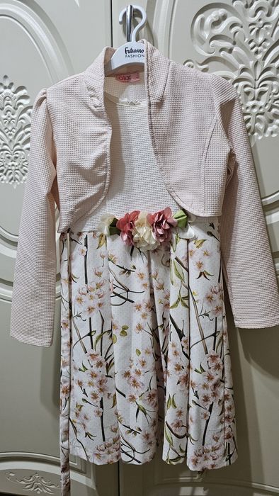 Платье с болеро р.140