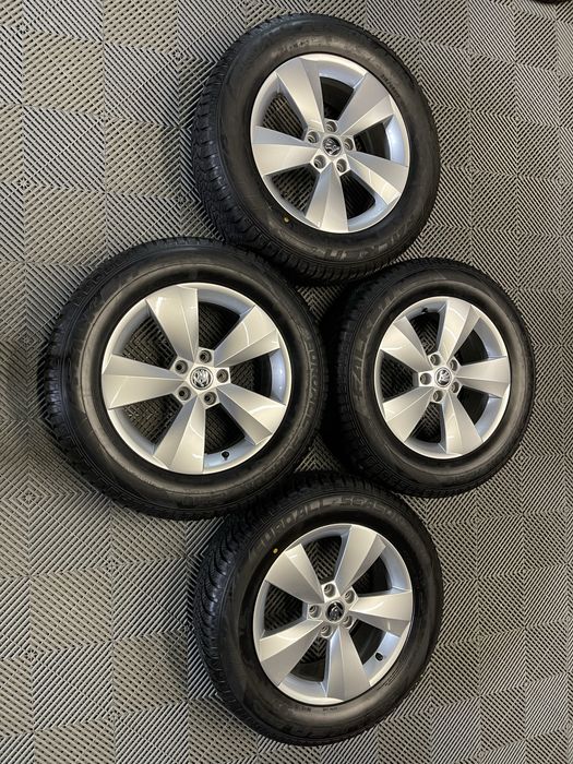 Jante Roți 17 Skoda Kodiaq VW Tiguan Seat Anvelope iarna 215 65 R17