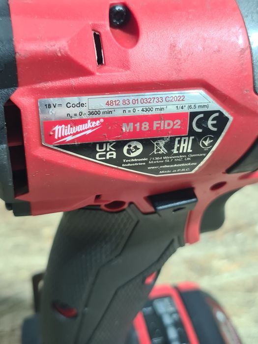 Impact pentru biti Milwaukee M18 FID2