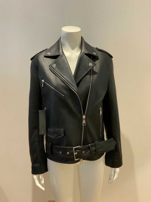 KARL LAGERFELD кожено рокерско яке - естествена кожа