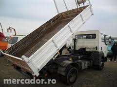 Transport basculabil 0.5 - 6 m3 nisip, produse balastiera, sort