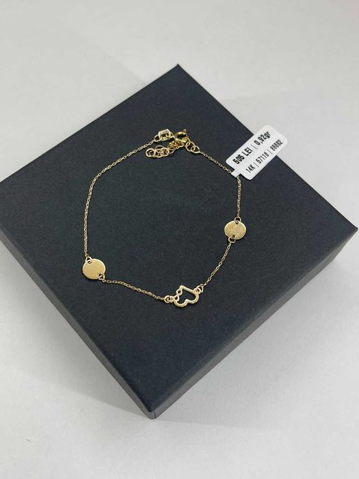 Bratara Aur 14 K / 0.92 Grame / 20 CM Lungime / Factura / Garantie #57116